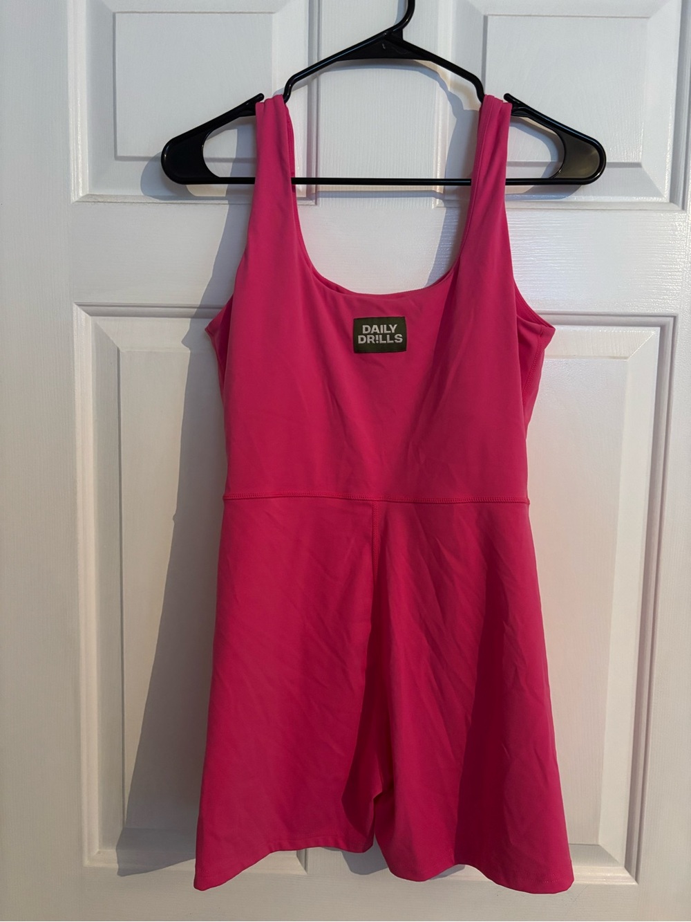 Daily Drills Hot Pink One-Piece Active Romper